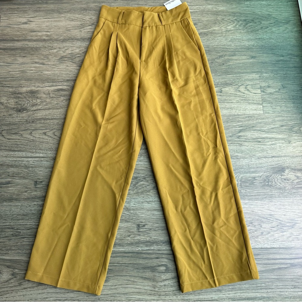 Effortless pants wide leg trousers